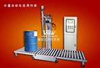 Weighing type resin filling machine